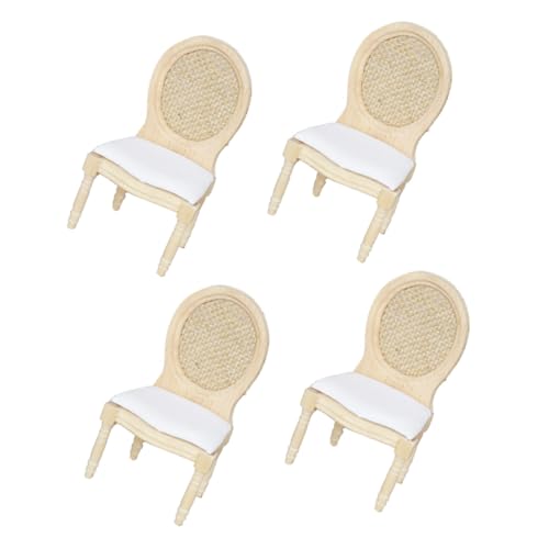 Vaguelly 4 Teiliger Simulationsstuhl Retro Vintage Ornamente Kleinkindermöbel Dekoration Vintage Heimdekor Ornamente Zum Basteln Kleinkinderhocker Wohnaccessoires von Vaguelly