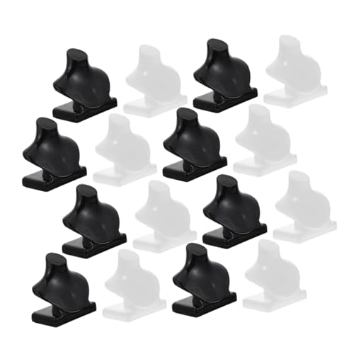 Vaguelly 40 Stück Mini Schmuckständer für Puppenhaus Miniatur Halskettenhalter Dekoratives Miniatur Display Leichte Tragbare Mini Haus Accessoires für Kreatives Rollenspiel von Vaguelly
