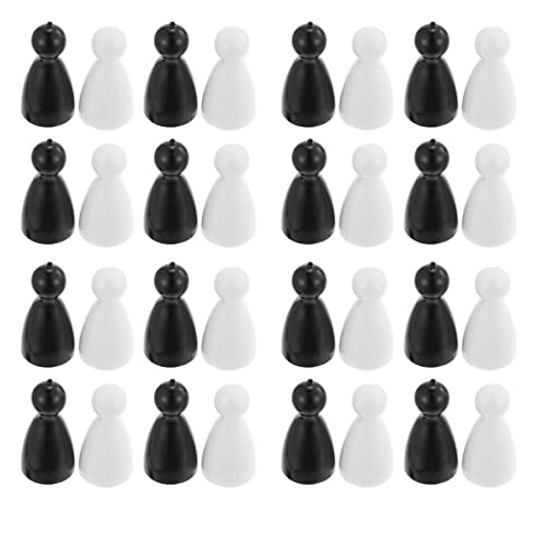 Vaguelly 40 Stück Springendes Für Menschliche Gestalt Brettspiel Schachfigur Flugschach Schachfigur Brettspiel Schachfigur Aus Kunststoff Plastik von Vaguelly