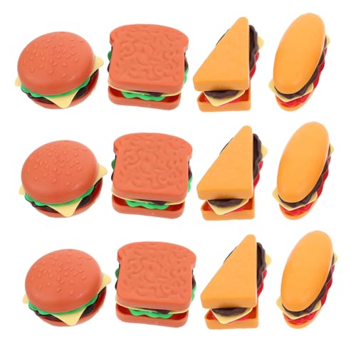 Vaguelly 40 Stück Teiliges Fast-Food Spielset mit Realistischen Hamburger Hot Dog Toast und Sandwich Modellen Detailgetreu und Kreativ für Kinderküche Rollenspiele und DIY Spaß Vaguelly 40 Stück Teiliges Fast-Food Spielset mit Realistischen Hamburger Hot Dog Toast und Sandwich Modellen Detailgetreu und Kreativ für Kinderküche Rollenspiele und DIY Spaß von Vaguelly