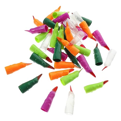 Vaguelly 40 Teiliges Halloween Nagelset Künstliche Nägel Halloween Kostüm Halloween Dekorationen Fingerverlängerungsspielzeug Halloween Handschuhe Halloween Halloween Gefälschte von Vaguelly