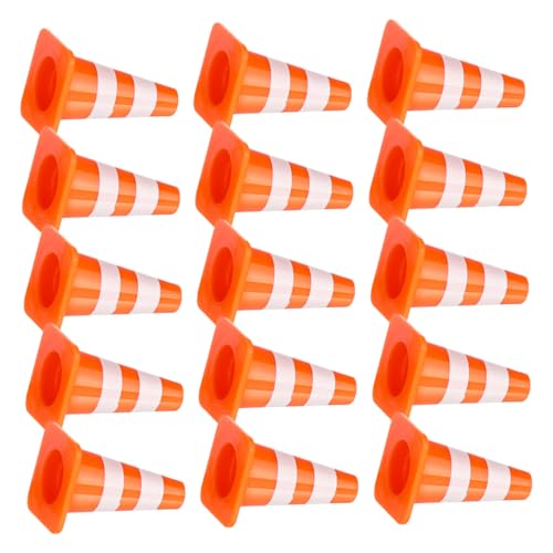 Vaguelly 40-Teiliges Set -Verkehrssperre interaktives Rollenspiele Realistische Verkehrsschilder Fußballhütchen für Mini-Straßensperre Plastik Orange Vaguelly 40-Teiliges Set -Verkehrssperre interaktives Rollenspiele Realistische Verkehrsschilder Fußballhütchen für Mini-Straßensperre Plastik Orange von Vaguelly