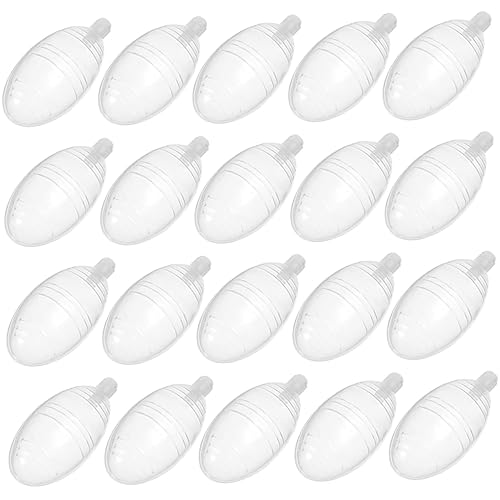 Vaguelly 40St bb Bastelzubehör -Squeaker DIY-Spielzeugzubehör Babybadspielzeug kräuseln quietschend Hund quietscht Krachmachereinsätze für Babyspielzeug Plastik Transparent von Vaguelly