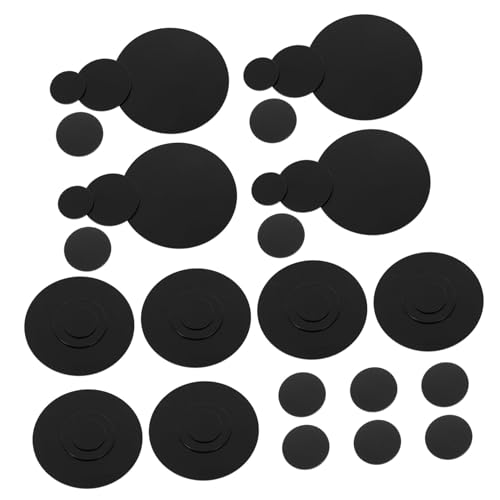 Vaguelly 40St runder Modellsockel Acrylbasen für Puppen Puppenständer aus Acryl Puppe-Acryl-Basis kleine Miniaturbasis Acrylbasis Minibasis für Mikropuppe Mini-Rundbasen runde Basis Black Vaguelly 40St runder Modellsockel Acrylbasen für Puppen Puppenständer aus Acryl Puppe-Acryl-Basis kleine Miniaturbasis Acrylbasis Minibasis für Mikropuppe Mini-Rundbasen runde Basis Black von Vaguelly