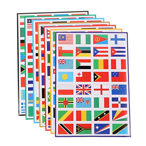 Vaguelly 2 Sets Nationalflaggen-Aufkleber-Set Flaggen Der Welt Aufkleber für Zuhause und Büro Dekoration Temporäre Kartenaufkleber 7 Blätter Vaguelly 2 Sets Nationalflaggen-Aufkleber-Set Flaggen Der Welt Aufkleber für Zuhause und Büro Dekoration Temporäre Kartenaufkleber 7 Blätter von Vaguelly