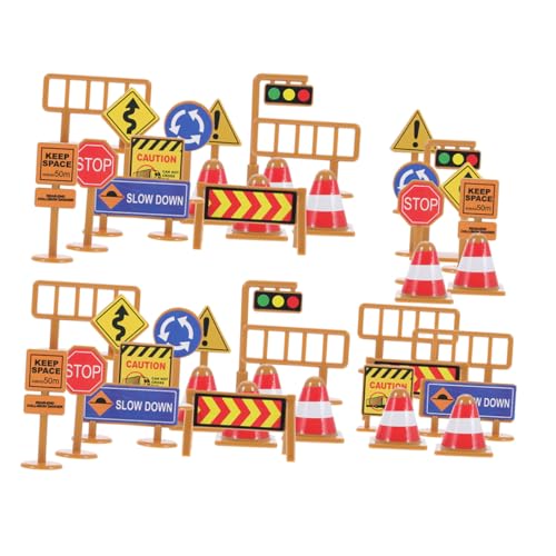 Vaguelly 45 Stück Teiliges Mini-verkehrsschilder-spielset aus Robustem Kunststoff Realistische Straßenschilder für Kreatives Bauspielzeug zur Verkehrssicherheit und Spielerischem Lernen für Vaguelly 45 Stück Teiliges Mini-verkehrsschilder-spielset aus Robustem Kunststoff Realistische Straßenschilder für Kreatives Bauspielzeug zur Verkehrssicherheit und Spielerischem Lernen für von Vaguelly