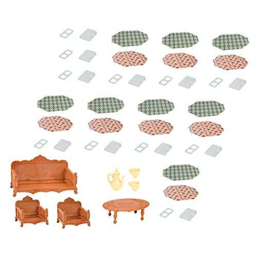 Vaguelly 47 Teiliges Set Mit Simulierten Möbeln Kleinkindermöbel Puppenhausmöbel Puppenmöbel Puppenhaus Requisite Miniaturmöbel Modell Mini Hausmöbel Mini Zimmermöbel Stoff Vaguelly 47 Teiliges Set Mit Simulierten Möbeln Kleinkindermöbel Puppenhausmöbel Puppenmöbel Puppenhaus Requisite Miniaturmöbel Modell Mini Hausmöbel Mini Zimmermöbel Stoff von Vaguelly