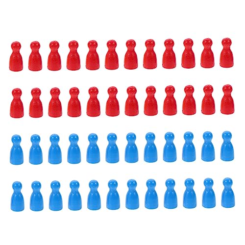 Vaguelly 48 Stück Schach Verpfänden Blau Bauern Rot Holz Vaguelly 48 Stück Schach Verpfänden Blau Bauern Rot Holz von Vaguelly