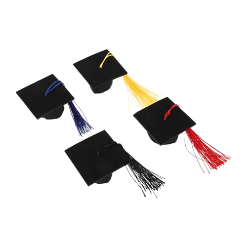 Vaguelly 4Pcs Kleine Abschlusshüte Für Puppenkostümzubehör Und Kuchendekoration Mini Dekorative Abschlusskappen Für Glückwunsch Gradparty Und DIY Hairpin Accessoire Vaguelly 4Pcs Kleine Abschlusshüte Für Puppenkostümzubehör Und Kuchendekoration Mini Dekorative Abschlusskappen Für Glückwunsch Gradparty Und DIY Hairpin Accessoire von Vaguelly