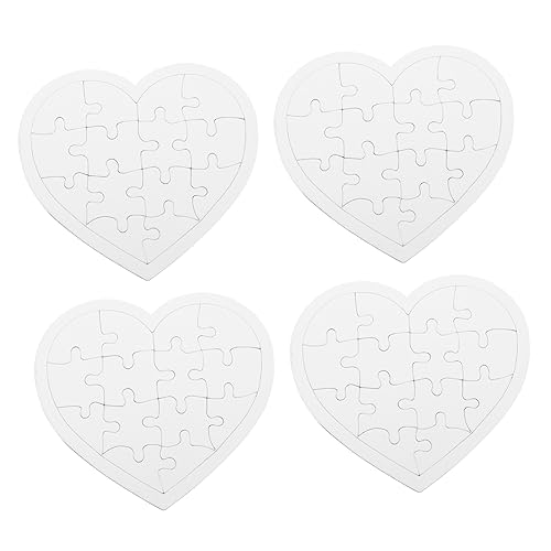 Vaguelly 4Sätze Leeres Puzzle für Teile DIY Bastelmaterial zum Ausmalen und Gestalten Kreative Puzzleteile für Einladungen und Spielzeuge Bastelzubehör für Partys Vaguelly 4Sätze Leeres Puzzle für Teile DIY Bastelmaterial zum Ausmalen und Gestalten Kreative Puzzleteile für Einladungen und Spielzeuge Bastelzubehör für Partys von Vaguelly