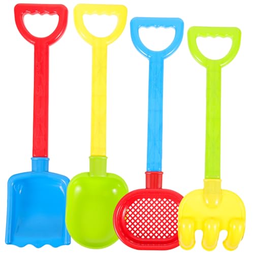 Vaguelly Mini Kunststoff Kinder Schaufel Spielzeug Set Strand Sand Bagger Schaufeln Für Zufällige Farbe von Vaguelly