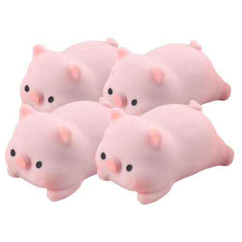 Vaguelly 4er Set Kawaii Tier Drückspielzeug Niedliche Weiche Stressabbau Für Den Unterricht Lustige Kleine Tierpuppen Für Und Perfekt Zum Entspannen Und von Vaguelly