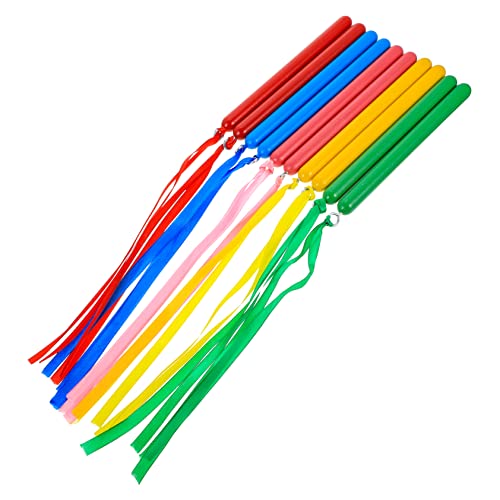 Vaguelly 5 Paare Bunte Rhythmus Sticks für Percussion Musikinstrumente Kreativen Entwicklung für Frühe Bildung und Gemeinsames von Vaguelly