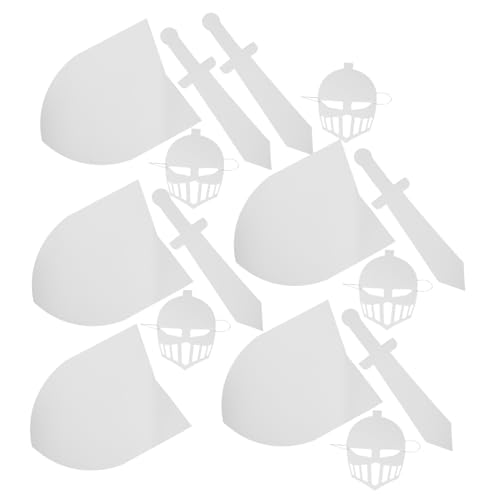 Vaguelly 5 Sätze Diy Ritter Schild Maske Bastelset Leichter Karton Schild für Kreative Mittelalter Rollenspiele Sicherer Kindergeburtstag Halloween Partyspaß Vaguelly 5 Sätze Diy Ritter Schild Maske Bastelset Leichter Karton Schild für Kreative Mittelalter Rollenspiele Sicherer Kindergeburtstag Halloween Partyspaß von Vaguelly