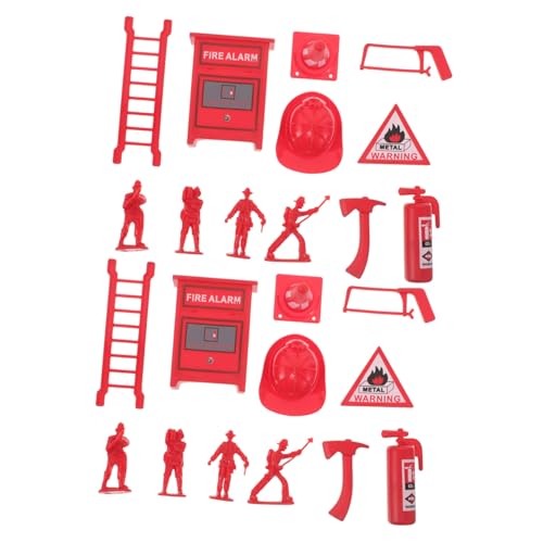 Vaguelly 5 Sätze Feuerwehrmann Spielset Kunststoff Mini Feuerlöscher Puppenhaus Zubehör Rollenspiel Teamwork für Feuerwehrstation Dekoration Vaguelly 5 Sätze Feuerwehrmann Spielset Kunststoff Mini Feuerlöscher Puppenhaus Zubehör Rollenspiel Teamwork für Feuerwehrstation Dekoration von Vaguelly
