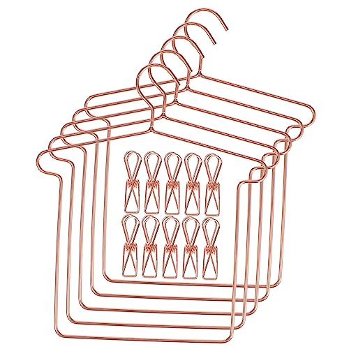 Vaguelly Puppenhaus Kleiderständer 5 Sets Von Kleinen Mini-kleiderbügeln Für Puppen Mit Hosenclip Vaguelly Puppenhaus Kleiderständer 5 Sets Von Kleinen Mini-kleiderbügeln Für Puppen Mit Hosenclip von Vaguelly