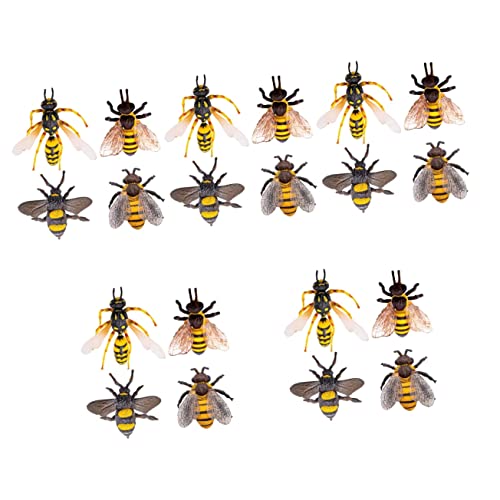 Vaguelly 5 Sätze Simulation Insektenmodell Kleine Figur Kinderzimmer Geburtstag Flügel Realistische Honigbiene Acres Winziges Kinderspielzeug Künstliches Bienenschmuck 4 Stücke * 5 Vaguelly 5 Sätze Simulation Insektenmodell Kleine Figur Kinderzimmer Geburtstag Flügel Realistische Honigbiene Acres Winziges Kinderspielzeug Künstliches Bienenschmuck 4 Stücke * 5 von Vaguelly
