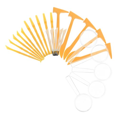 Vaguelly 5 Sets Kinder Werkzeug-Sets Für Mädchen Jungen Dinosaurier Graben Kit Mit Werkzeugen Hammer Meißel Pinsel Spielzeug Vaguelly 5 Sets Kinder Werkzeug-Sets Für Mädchen Jungen Dinosaurier Graben Kit Mit Werkzeugen Hammer Meißel Pinsel Spielzeug von Vaguelly