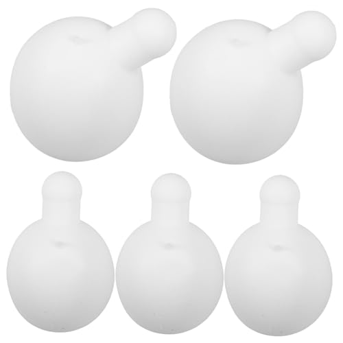 Vaguelly 5 Stück Blasenblasende Puppe Ballon Puppe zusammendrücken, Blase einführen dekompressionsspielzeug Gummiball Basteln von Seifenblasen-Requisiten Quetschspielzeug-Blaseneinsatz von Vaguelly