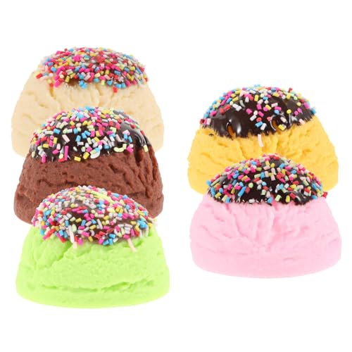 Vaguelly 5 Stück Eismodell wiederverwendbar Party klein Scoop vorgeben Mini -Requisiten Eisbällchen-Requisite realistische Eiskugeln Eiskugeln-Vitrine-Requisite lebensechte Eiskugeln PVC Vaguelly 5 Stück Eismodell wiederverwendbar Party klein Scoop vorgeben Mini -Requisiten Eisbällchen-Requisite realistische Eiskugeln Eiskugeln-Vitrine-Requisite lebensechte Eiskugeln PVC von Vaguelly