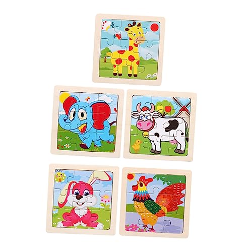 Vaguelly 5 Stück Lustige Puzzle Spielzeuge Kinderpuzzles Kinderspielzeug Kinderpuzzles Pädagogische Spielsachen Für Die Früherziehung Holzspielzeug Holzpuzzle Cartoon Tier Vaguelly 5 Stück Lustige Puzzle Spielzeuge Kinderpuzzles Kinderspielzeug Kinderpuzzles Pädagogische Spielsachen Für Die Früherziehung Holzspielzeug Holzpuzzle Cartoon Tier von Vaguelly