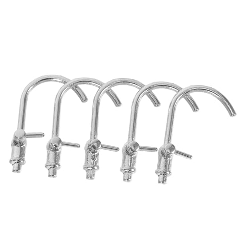 Vaguelly 5 Stück Maßstab Wasserhähne für Puppenhaus Bad und Küche Realistische Miniatur Badewanne Armaturen für Kreative DIY Szenen und Puppenhaus Ausstattung Vaguelly 5 Stück Maßstab Wasserhähne für Puppenhaus Bad und Küche Realistische Miniatur Badewanne Armaturen für Kreative DIY Szenen und Puppenhaus Ausstattung von Vaguelly