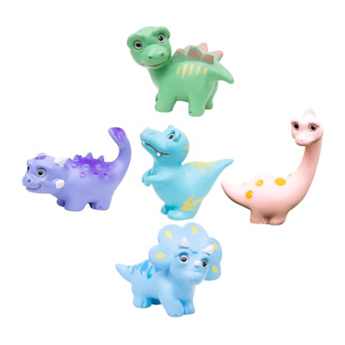 Vaguelly 5 Stück Mikrolandschaftsdinosaurier Mini-dinosaurierfiguren Riese Mini-gartenfiguren Miniatur Dinosaurierfiguren Klein Aquarienschmuck Mikroszenendekorationen Harz von Vaguelly
