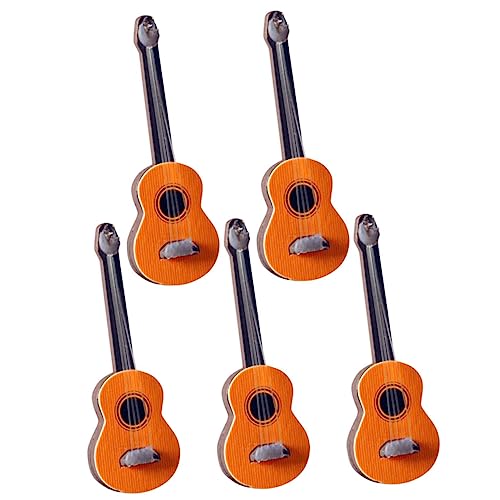 Vaguelly 5 Stück Mini Gitarrenmodell Puppenhauszubehör Miniatur Puppenhaus Mini Gitarre Mini Musikinstrument Gitarre Desktop Ornament Modelle Simulation Musikinstrument Vaguelly 5 Stück Mini Gitarrenmodell Puppenhauszubehör Miniatur Puppenhaus Mini Gitarre Mini Musikinstrument Gitarre Desktop Ornament Modelle Simulation Musikinstrument von Vaguelly
