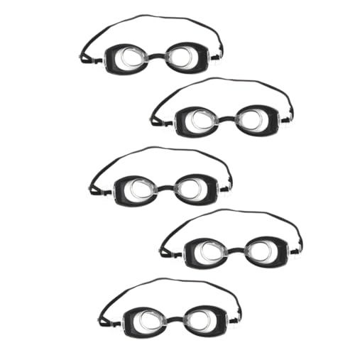 Vaguelly 5 Stück Mini-Schwimmbrille Mini-Brille Cosplay-Brillen Brille Winzige Brille Brillenzubehör Dekorative Gläser Für Miniaturbrille Plastik Black Vaguelly 5 Stück Mini-Schwimmbrille Mini-Brille Cosplay-Brillen Brille Winzige Brille Brillenzubehör Dekorative Gläser Für Miniaturbrille Plastik Black von Vaguelly