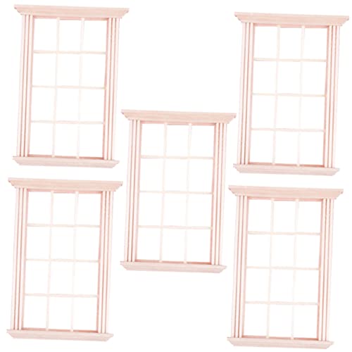 Vaguelly 5 Stück Modell Fensterrahmen für kinderspielzeug Raumdekoration Children Toys Fotoanforderung Fenstermodell Ornamente Holzzubehör unlackiertes Fenster Fensterläden Vaguelly 5 Stück Modell Fensterrahmen für kinderspielzeug Raumdekoration Children Toys Fotoanforderung Fenstermodell Ornamente Holzzubehör unlackiertes Fenster Fensterläden von Vaguelly