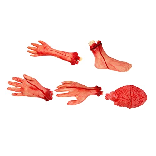Vaguelly 5stücke Teiliges Halloween Requisiten Realistische Gebrochene Hände Herz Und Arm Für Streichspiele Und Grusel-Dekorationen Für Halloween-Partys Und Spukhaus-Events Vaguelly 5stücke Teiliges Halloween Requisiten Realistische Gebrochene Hände Herz Und Arm Für Streichspiele Und Grusel-Dekorationen Für Halloween-Partys Und Spukhaus-Events von Vaguelly