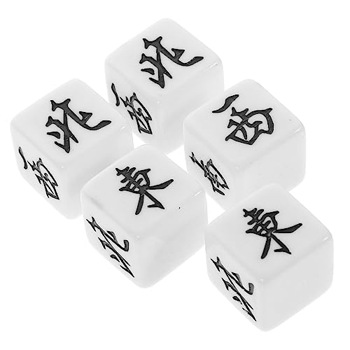 Vaguelly 5 Stück Spiel-Requisiten Mahjong-Würfel nur Winde Richtung Würfel für zu Hause Würfelspielspielzeug Partygeschenk Spieleprop Brettspiel-Tool Partyzubehör Acryl Vaguelly 5 Stück Spiel-Requisiten Mahjong-Würfel nur Winde Richtung Würfel für zu Hause Würfelspielspielzeug Partygeschenk Spieleprop Brettspiel-Tool Partyzubehör Acryl von Vaguelly