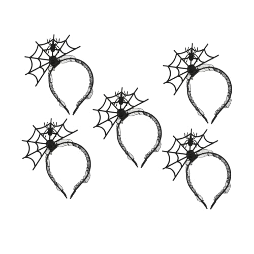 Vaguelly 5 Stück Spinnennetz Kopfbedeckung Halloween Haarreifen Halloween Spinnen Haarreifen Spinnennetz Stirnbänder Spinne Cosplay Kopfbedeckung Haar Accessoire Vaguelly 5 Stück Spinnennetz Kopfbedeckung Halloween Haarreifen Halloween Spinnen Haarreifen Spinnennetz Stirnbänder Spinne Cosplay Kopfbedeckung Haar Accessoire von Vaguelly