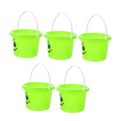 Vaguelly 5 Stück Strandspielzeug Eimer Sand Outdoor Spielgeräte Strandspielzeug Outdoor Kinderspielzeug Strandspielzeug Wassereimer Angeleimer Strandeimer Pp Grün Vaguelly 5 Stück Strandspielzeug Eimer Sand Outdoor Spielgeräte Strandspielzeug Outdoor Kinderspielzeug Strandspielzeug Wassereimer Angeleimer Strandeimer Pp Grün von Vaguelly