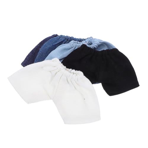 Vaguelly 5 Stück Teiliges Plüsch Puppen Shorts Elastischer für Einfaches An Ausziehen Weiches Material Bequeme Mini Hose Vielseitige Puppenkleidung für Plüschpuppen von Vaguelly