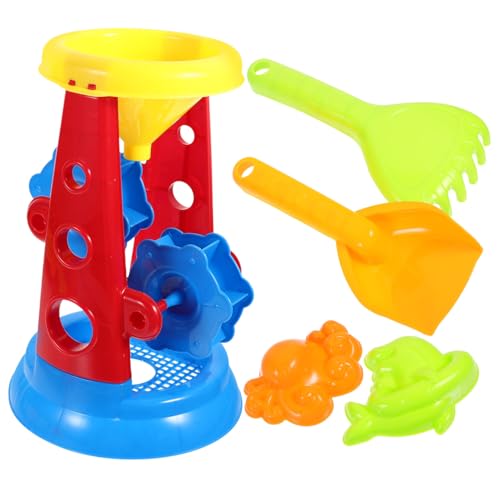 Vaguelly 5 Stück Teiliges Set Strandspielzeug für Sand Eimer und Sanduhr Wasserspielzeug für Sommerabenteuer im Freien Jungen von Vaguelly