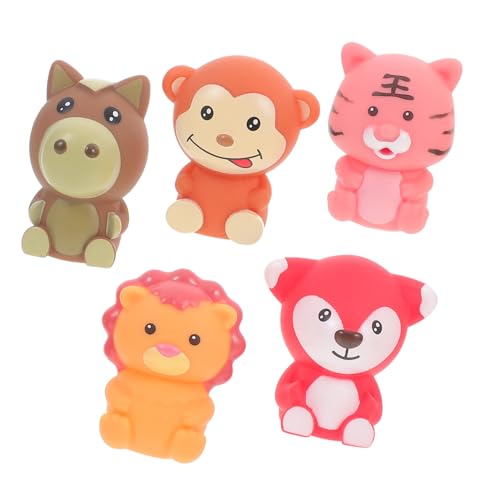 Vaguelly 5 Stück Teiliges Tier Fingerpuppen für Interaktive Geschichtenerzähler Spielzeuge aus Weichem Fördert Kreatives und Kognitive Entwicklung für Unterwegs Hause Vaguelly 5 Stück Teiliges Tier Fingerpuppen für Interaktive Geschichtenerzähler Spielzeuge aus Weichem Fördert Kreatives und Kognitive Entwicklung für Unterwegs Hause von Vaguelly