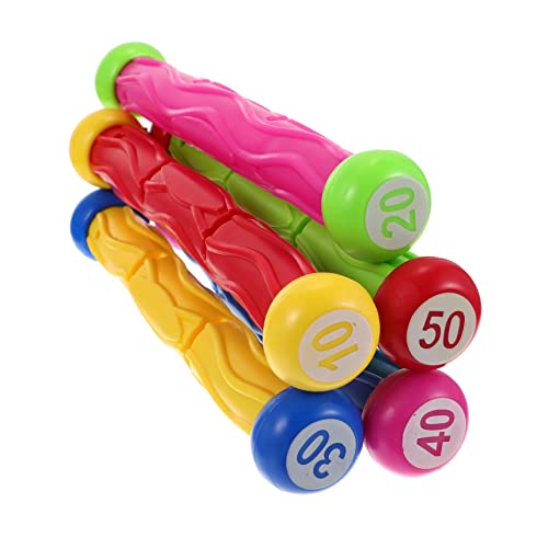 Vaguelly 5 Stücke Tauchen Netz Schwimmen Sprinkler Tauch Stecker Aufblasbare Pool para Waten Rohr Float Tauchen Sticks Werfen Tauchen Stick Kunststoff von Vaguelly