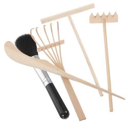 Vaguelly Zen-Garten-rechen Für Den Schreibtisch Mini-Sand-Werkzeug-Set Sandtisch-rechen Für Dekoratives Rechen-zubehör Vaguelly Zen-Garten-rechen Für Den Schreibtisch Mini-Sand-Werkzeug-Set Sandtisch-rechen Für Dekoratives Rechen-zubehör von Vaguelly