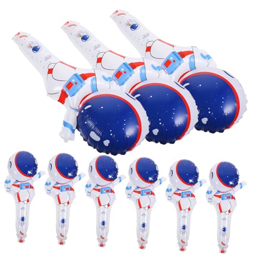 Vaguelly 50 Stück Astronaut Folienballons Aufblasbar Handlicher Party-dekoartikel für Weltraum-themen Lebendige Muster als Foto-requisite und Raumdekoration Kinderfreundlich und Festlich von Vaguelly