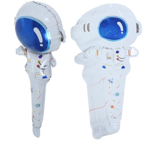 Vaguelly 50 Stück Astronautenballon Platz Bunt Geburtstagsballon Ballon-helium Ballon Mit Weltraummotiv Led Klein Astronaut Folienballon Luftballons Exquisites Ballondekor Aluminiumfolie von Vaguelly