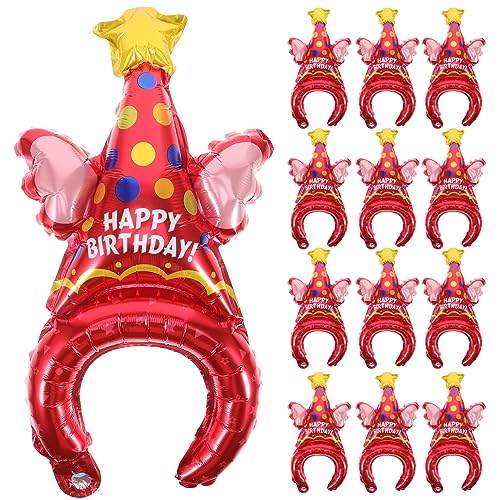 Vaguelly 50 Stück Haarband Stirnbänder Aufblasbarer Hut Happy Birthday Party Gastgeschenke Luftballons Geburtstagsthema Party Dekoration Geburtstagsparty Haarschmuck Aufblasbares Vaguelly 50 Stück Haarband Stirnbänder Aufblasbarer Hut Happy Birthday Party Gastgeschenke Luftballons Geburtstagsthema Party Dekoration Geburtstagsparty Haarschmuck Aufblasbares von Vaguelly