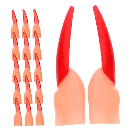 Vaguelly 50 Stück Halloween Fake Finger mit Horror-nägeln Realistische Kunststoff-deko Langlebige Wiederverwendbare Party Cosplay-Requisiten für Streiche Zaubertricks und Gruselige Kostüme Vaguelly 50 Stück Halloween Fake Finger mit Horror-nägeln Realistische Kunststoff-deko Langlebige Wiederverwendbare Party Cosplay-Requisiten für Streiche Zaubertricks und Gruselige Kostüme von Vaguelly