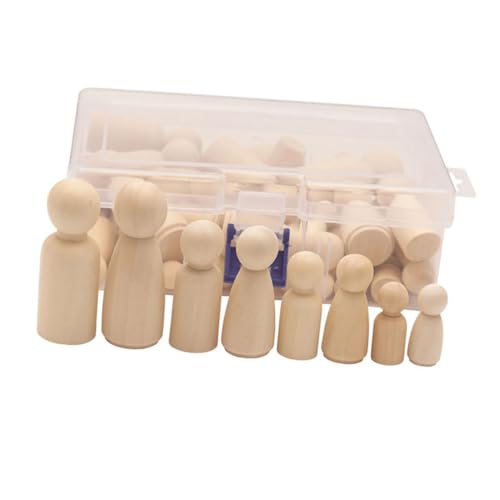 Vaguelly 50 Stück Holzpuppe Selber Zeichnen Kinderspielzeug Holzpuppe Selber Färben DIY-Graffiti-holzpuppe Bambus Vaguelly 50 Stück Holzpuppe Selber Zeichnen Kinderspielzeug Holzpuppe Selber Färben DIY-Graffiti-holzpuppe Bambus von Vaguelly