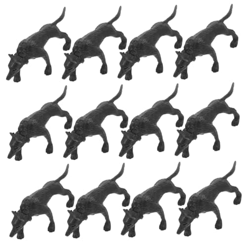 Vaguelly 50 Stück Hundefiguren Realistische Polizeihunde Modelle für Kreatives Rollenspiel und Frühkindliche Bildung Fördert Kreativität und Soziale Interaktion bei Kindern von Vaguelly