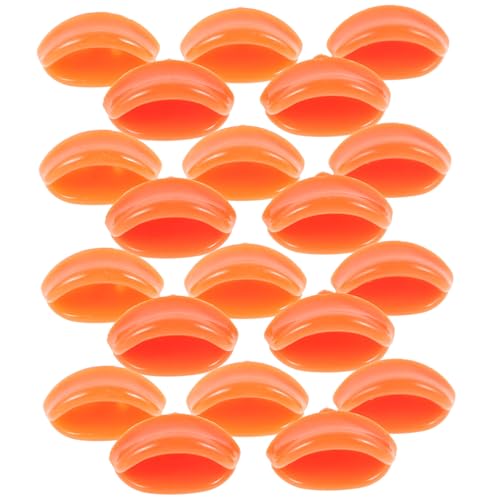 Vaguelly 50 Stück Kleiner Entenschnabel Entenkleidung Hase Mini-Enten Kaninchen Bausatz Federnd Plüschtiere Stickig Schweineschnauze Lustig Entenplüsch Kreuzfahrtenten Gans Orange von Vaguelly