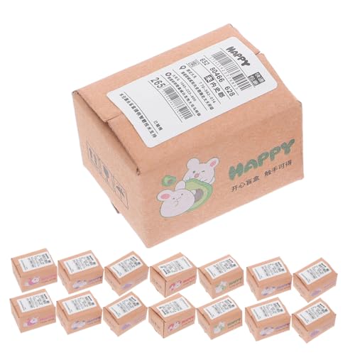 Vaguelly 50 Stück Maßstab Kreative Miniatur Versand Geschenkboxen für Puppenhaus Vielseitige Dekoration und Kleine Geschäftsverpackung von Vaguelly