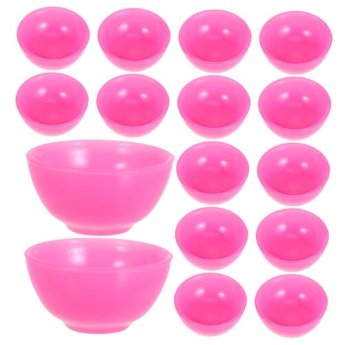 Vaguelly 50 Stück Maßstab Mini Schüsseln aus Kunststoff für Puppenhausküche Realistische Miniatur Tischdekoration Rosa Vaguelly 50 Stück Maßstab Mini Schüsseln aus Kunststoff für Puppenhausküche Realistische Miniatur Tischdekoration Rosa von Vaguelly