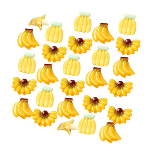 Vaguelly 50 Stücke Mini Banana Dekorationen Harz Gefälschte Bananen für Hochzeit Party Wohnkultur Vaguelly 50 Stücke Mini Banana Dekorationen Harz Gefälschte Bananen für Hochzeit Party Wohnkultur von Vaguelly