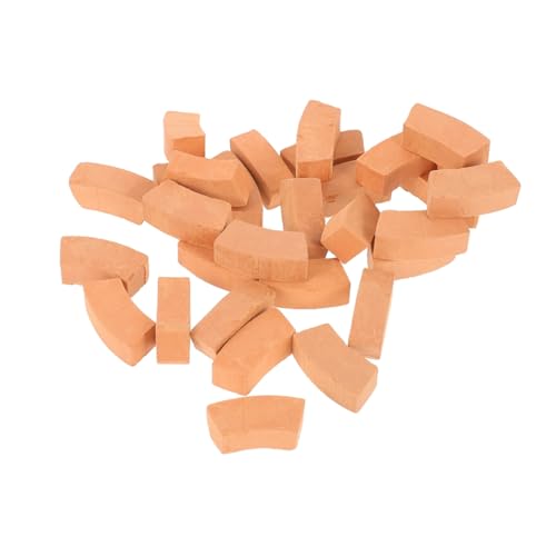 Vaguelly 50 Stück Miniaturziegel Realistische Miniaturziegel für DIY Haus Modellbausteine Lernspielzeug für Feinmotorik und Kreativität Vaguelly 50 Stück Miniaturziegel Realistische Miniaturziegel für DIY Haus Modellbausteine Lernspielzeug für Feinmotorik und Kreativität von Vaguelly